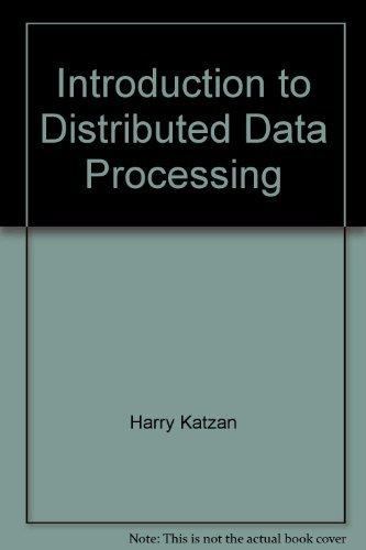 Book Introduction To Distributed Data Processing free