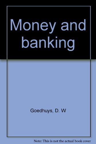 Book Money and Banking free
