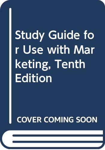 Book Study Guide for Use with Marketing, Tenth Edition free