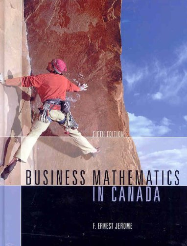 Book Business Mathematics in Canada free
