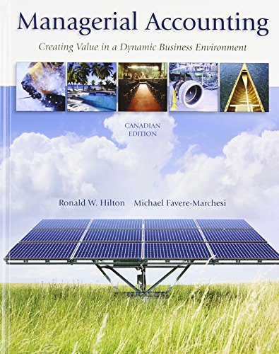 Book Managerial Accounting, CDN Edition w/ Connect Access Card free