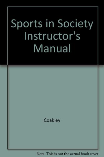 Book Sport in Society Instructors Manual free