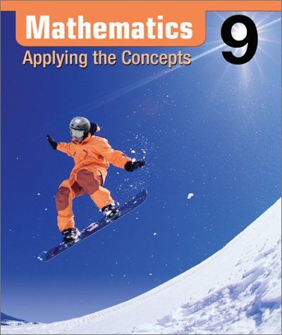Book Mathematics : Applying the Concepts 9 free
