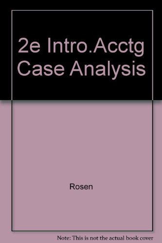 Book 2e Intro.acctg Case Analysis free