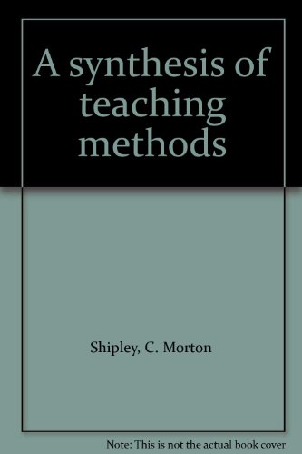 Book A Synthesis Of Teaching Methods free