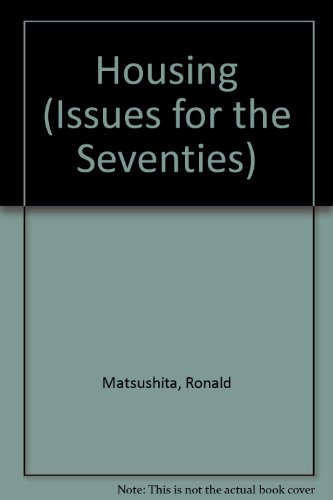Book Housing (issues For The Seventies) free