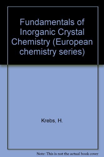 Book Fundamentals Of Inorganic Crystal Chemistry free