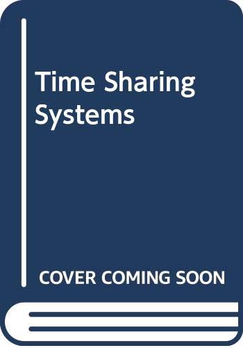 Book Time-sharing systems (European computer science series) free