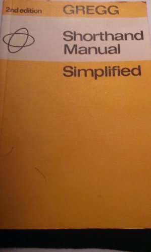 Book Gregg Shorthand Manual Simplified free