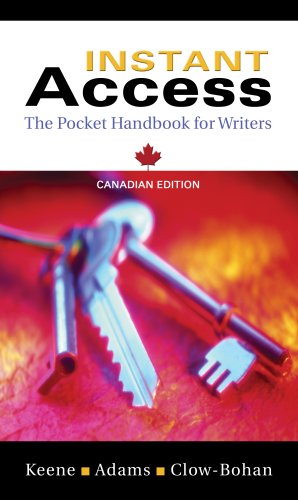 Book Instant Access: The Pocket Handbook for Writers, First Edition free