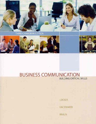 Book BUSINESS COMMUNICATION >CANADI free
