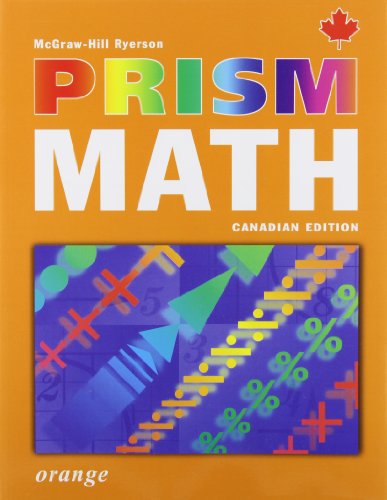 Book Prism Math Canadian Edition Orange free