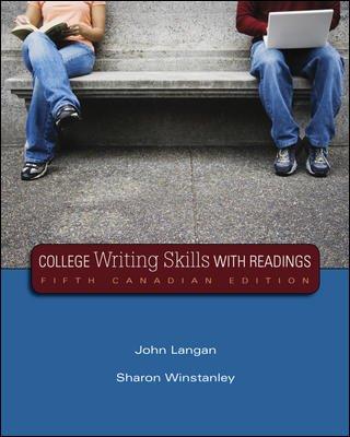 Book College Writing Skills with Readings, Fifth CDN Edition free