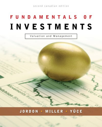 Book Fundamentals of Investments, 2nd Cdn edition free