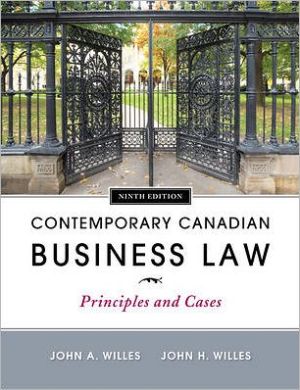 Book Contemporary Canadian Business Law free