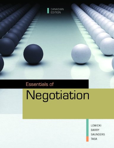 Book Essentials of Negotiation [Paperback] free