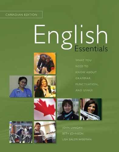 Book English Essentials, CDN Edition: What you need to know about grammar, punctuation, and usage free
