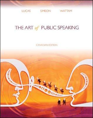Book Art of Public Speaking (Canadian) free
