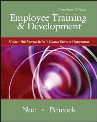 Book Employee Training & Development Canadian Edition free