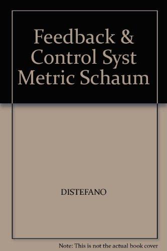 Book Feedback & Control Syst Metric Schaum free