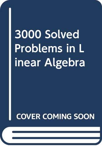 Book 3000 Solved Problems In Linear Algebra free