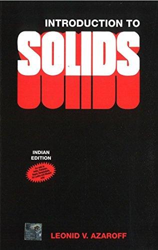 Book Introduction To Solids, 1St Edn free