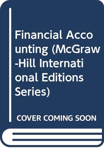 Book Financial Accounting (McGraw-Hill International Editions Series) free