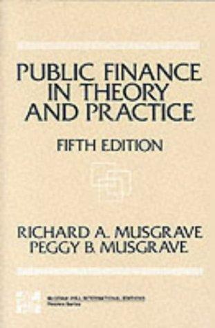 Book Public Finance in Theory and Practice free