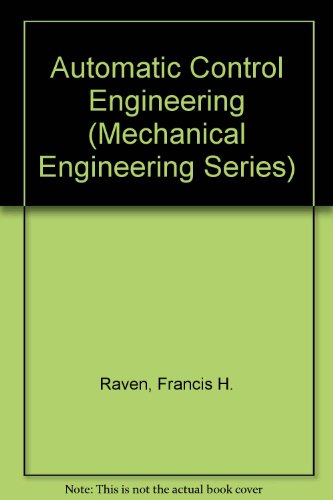 Book Automatic Control Engineering (mcgraw-hill Series In Mechanical Engineering) free