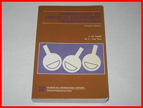 Book Introduction To Chemical Engineering Thermodynamics free