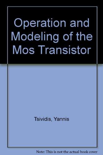 Book Operation And Modeling Of Mos Transistor free