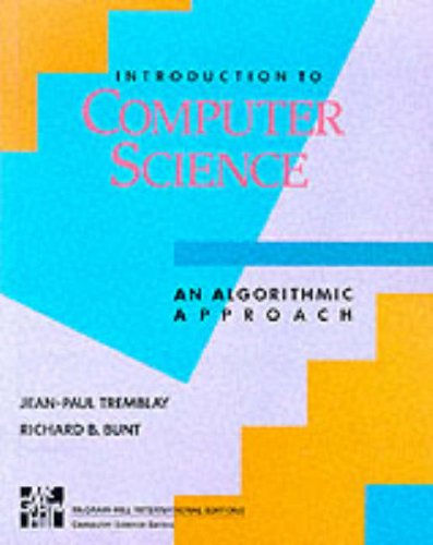 Book Introduction To Computer Science: An Algorithmic Approach free