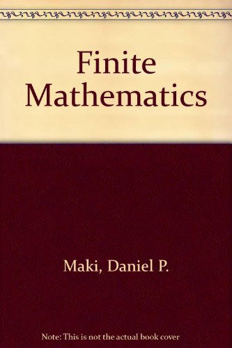 Book Finite Mathematics free
