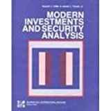 Book Modern Investments and Security Analysis free