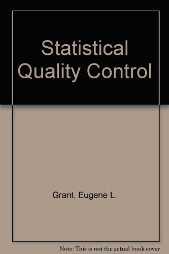 Book Statistical Quality Control free
