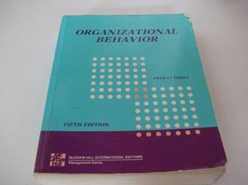 Book Organizational Behavior free