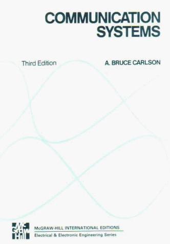 Book Communication Systems: An Introduction to Signals and Noise in Electrical Communication free