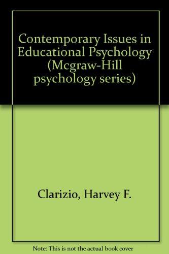 Book Contemporary Issues in Educational Psychology free