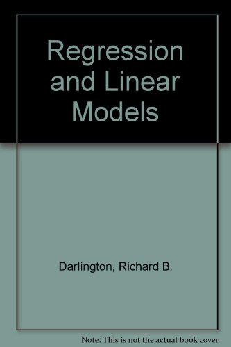 Book Regression and Linear Models free