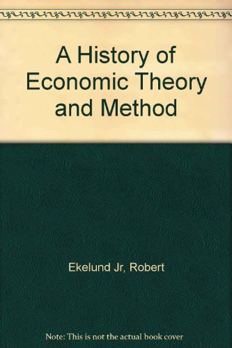 Book A History Of Economic Theory And Method free