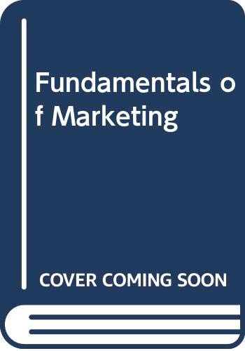 Book Fundamentals of Marketing free