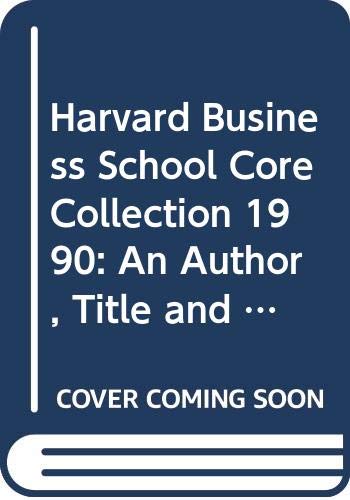 Book Harvard Business School Core Collection free