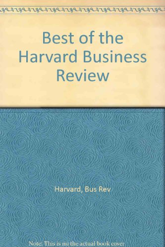 Book Best Of The Harvard Business Review free