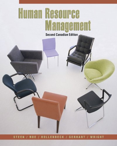 Book Human Resource Management, 2nd Cdn Ed. w Connect A free