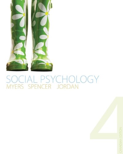 Book Social Psychology, Fourth CDN Edition w/ iStudy Ac free