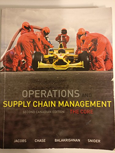 Book Operations and Supply Chain Management, Second Canadian Edition, the Core free