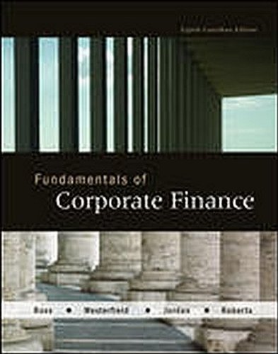 Book Fundamentals of Corporate Finance, 8th Canadian Edition free