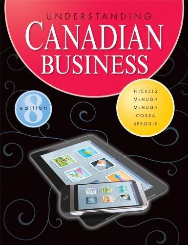 Book Understanding Canadian Business free