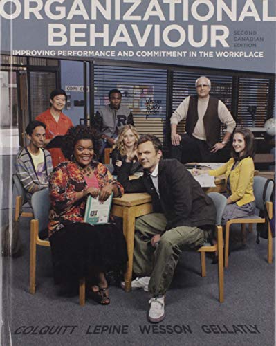 Book ORGANIZATIONAL BEHAVIOUR Improving Performance and Commitment in the Workplace free