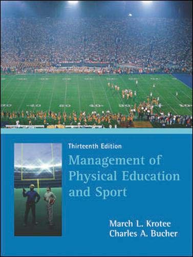 Book Management Of Physical Education And Sport 13Ed free